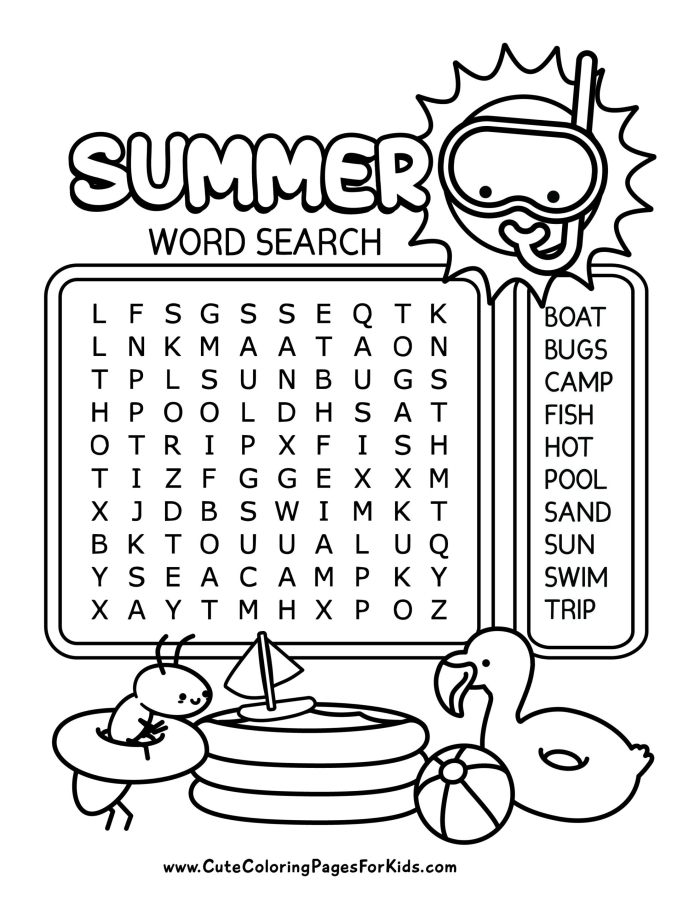 Engaging word search and coloring activity for early reading and writing skills Colorful Easy Word Search worksheet featuring letters F, G, and H for kindergarteners