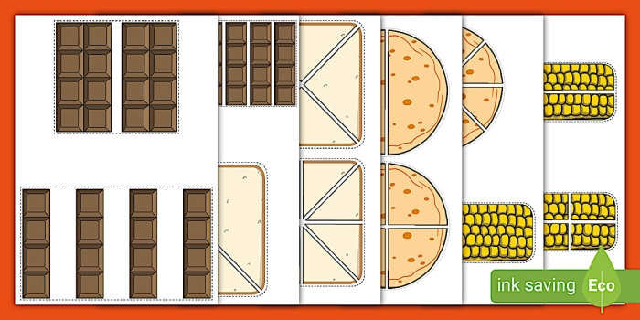 Sight Words worksheet for Third Grade Worksheet showing a fun activity for third graders focused on solving fraction word problems with food. Engaging Eating Fractions worksheet for enhancing students' understanding of fractions.