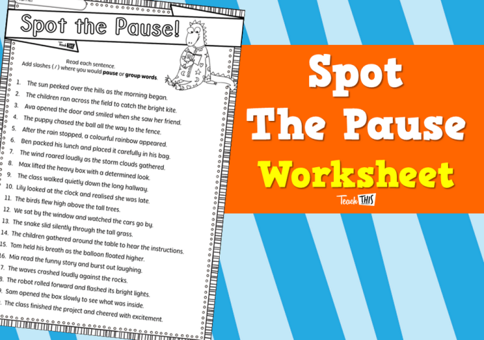 Practice sheet for eighth graders on correctly placing dashes to indicate breaks in text Eighth grade worksheet focusing on using one or two dashes to show pauses in sentences