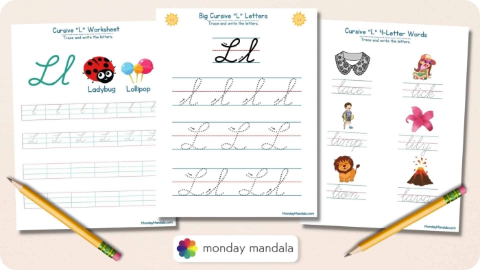 Third Grade cursive M worksheet for practicing elegant handwriting