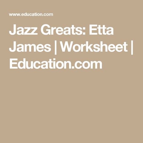 Fourth grade worksheet featuring Etta James and math problems on exponents and roots