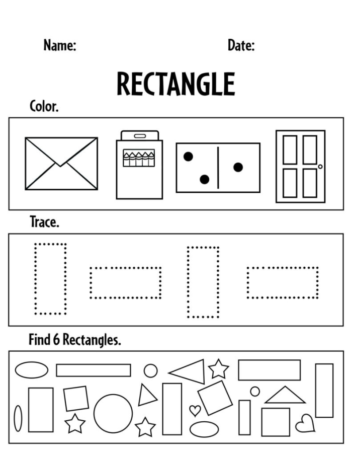 5th grade worksheet for learning algebra by calculating the total area of a rectangle