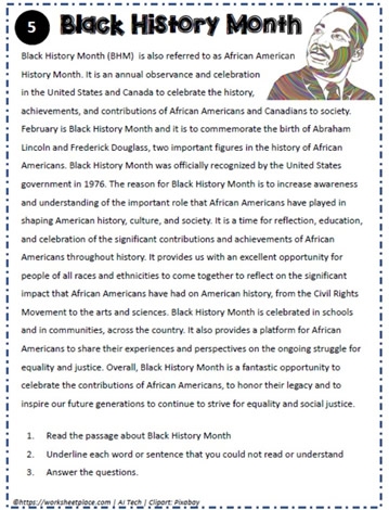 Engage fifth graders with a Black Beauty reading and fractions worksheet for better understanding Fifth grade worksheet combining fractions and reading comprehension with a Black Beauty passage