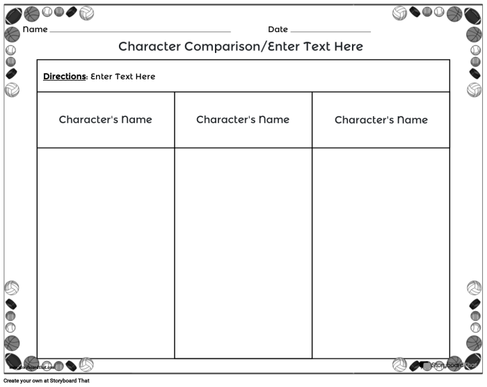 Worksheet 19 for comparing character traits in fifth grade alphabet learning activities Fifth grade student completing a Comparing My Character Traits worksheet to explore personal and others' traits