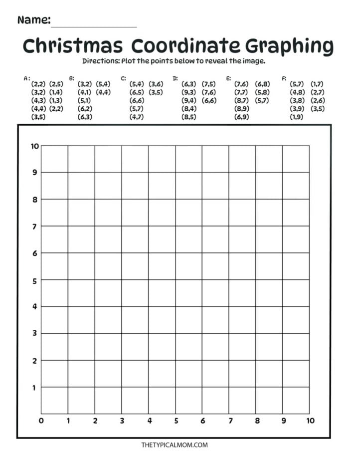 Fifth grade student working on a Mystery Picture Graph In the Sun coordinate grid activity for math and reading