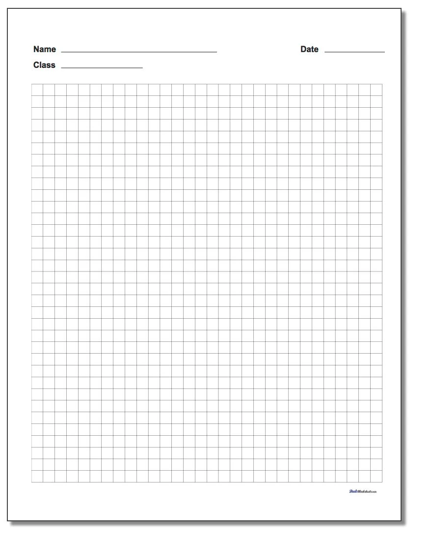 Graphing paper worksheet for fifth graders to use for geometry practice