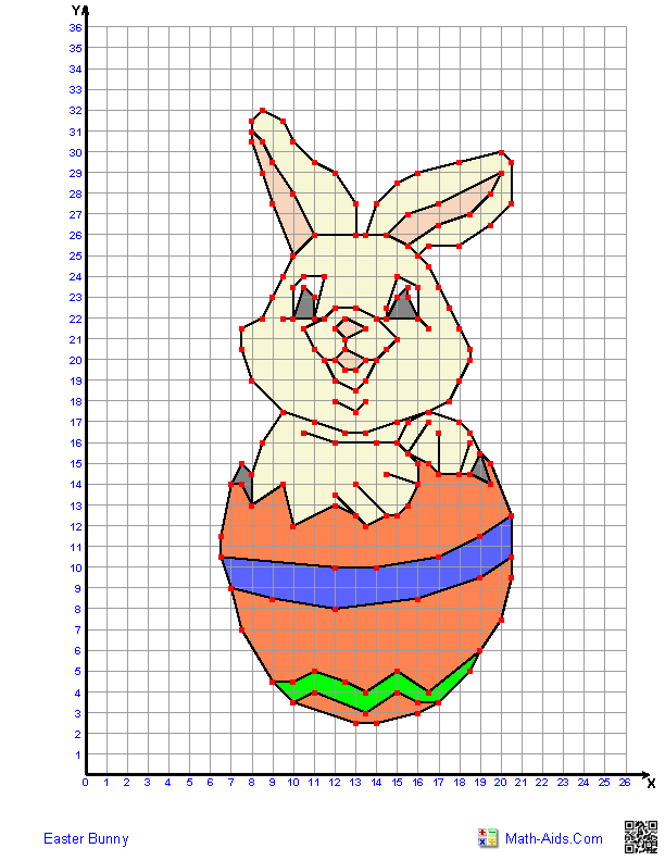 Graphing paper worksheet for fifth graders to print at home for geometry practice