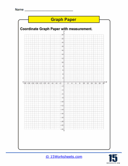 Graphing paper worksheet for fifth-grade geometry students to print at home