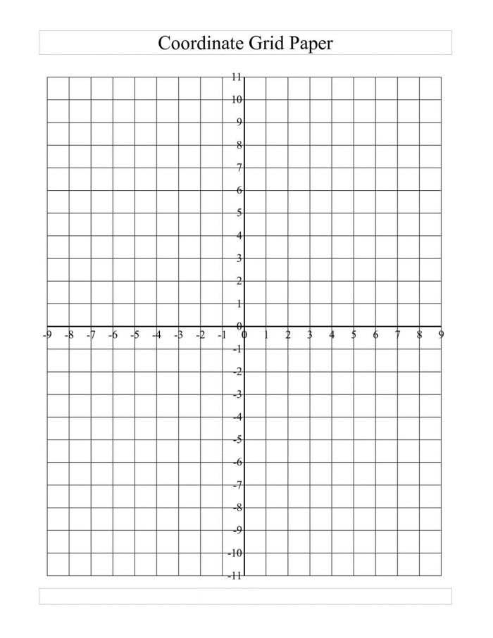 Printable graphing paper worksheet for fifth-grade geometry students