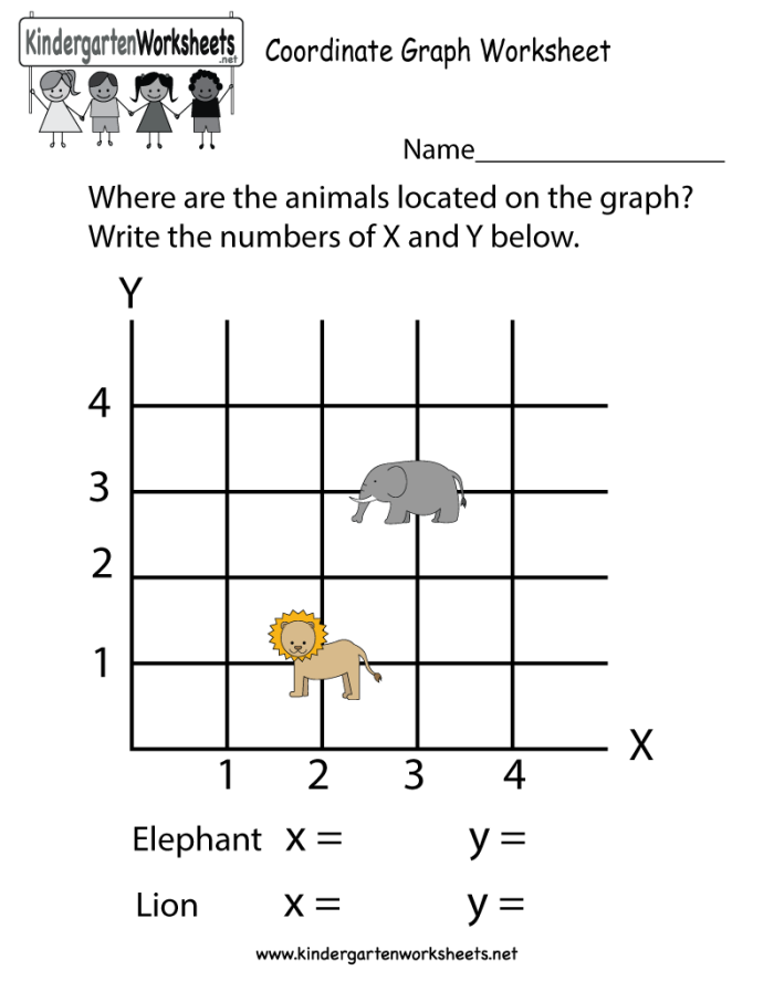 Fifth grade student working on a Level Up! Graphing worksheet with function tables