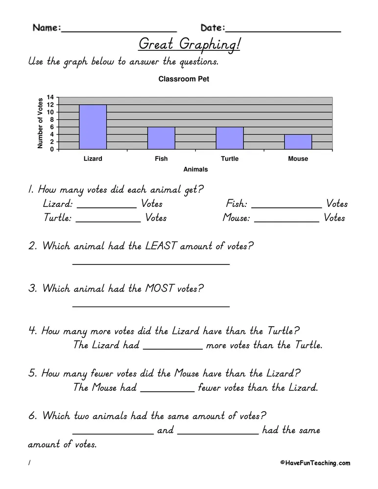 Fifth grade student working on a Level Up! Graphing worksheet by plotting ordered pairs