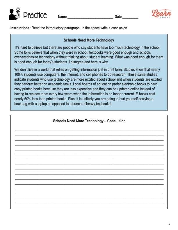 Worksheet page 13 for writing conclusions on informational texts in fifth grade alphabet lessons Fifth grade student completing a Writing Conclusions for Informational Text worksheet about fungus