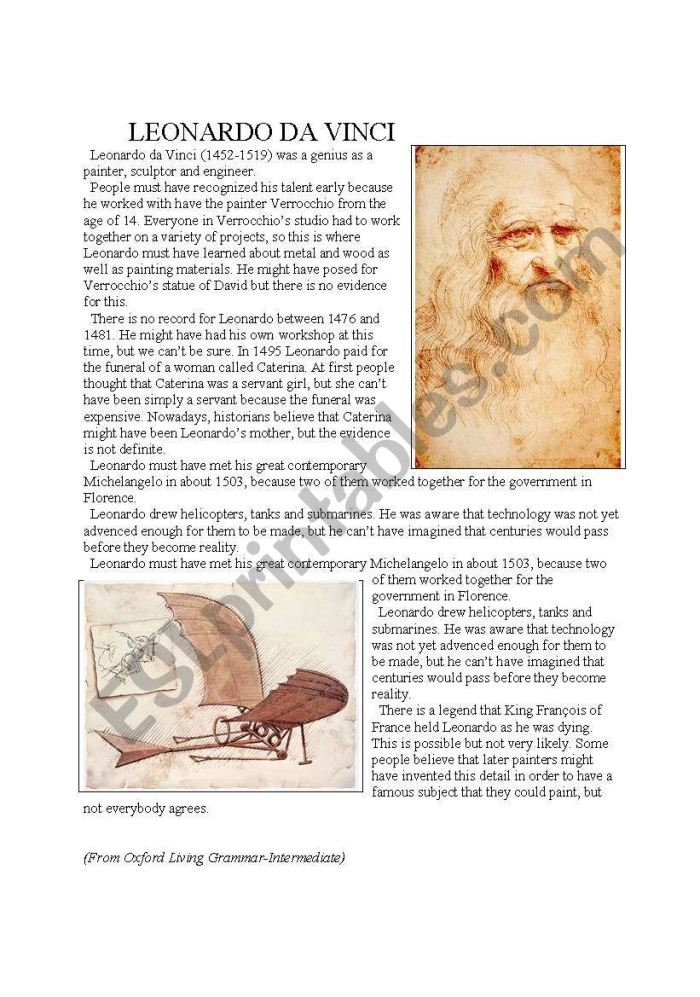 Students exploring Leonardo da Vinci's techniques while working on their own art project
