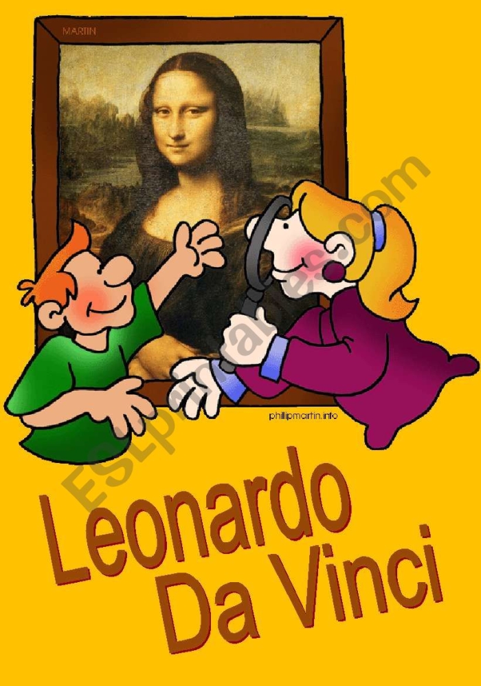 Fifth-grade students engaging in a Leonardo da Vinci worksheet focused on art and creativity
