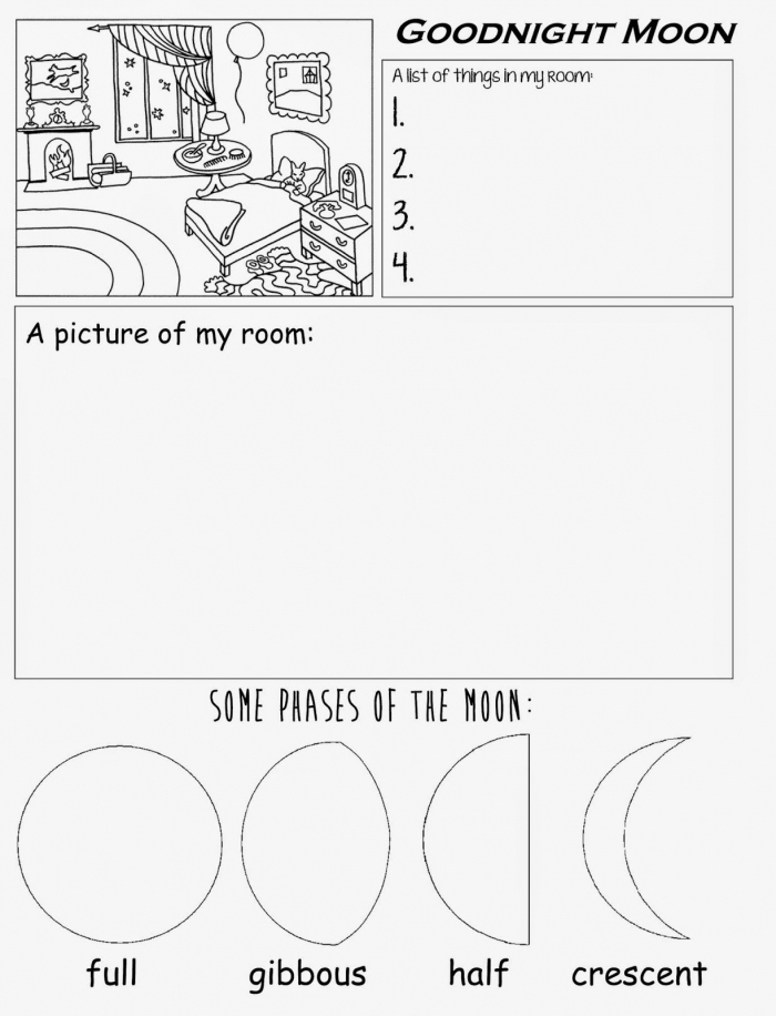 Diagram illustrating the formation of moons in our solar system for a fifth-grade worksheet