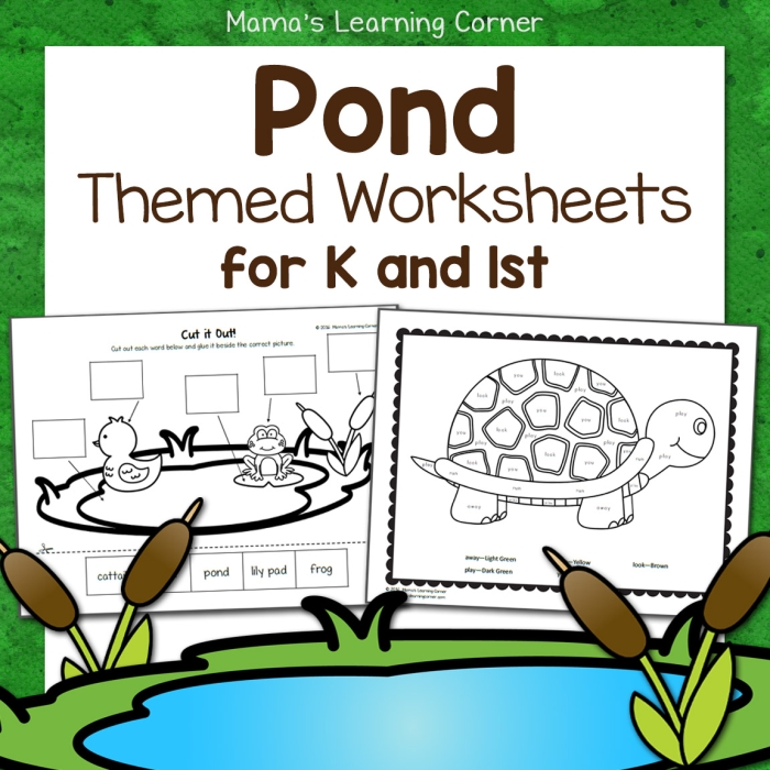 Engaging Prefix Pond worksheet designed for grammar practice in fifth grade students Worksheet featuring Prefix Pond activities for fifth graders to explore word prefixes