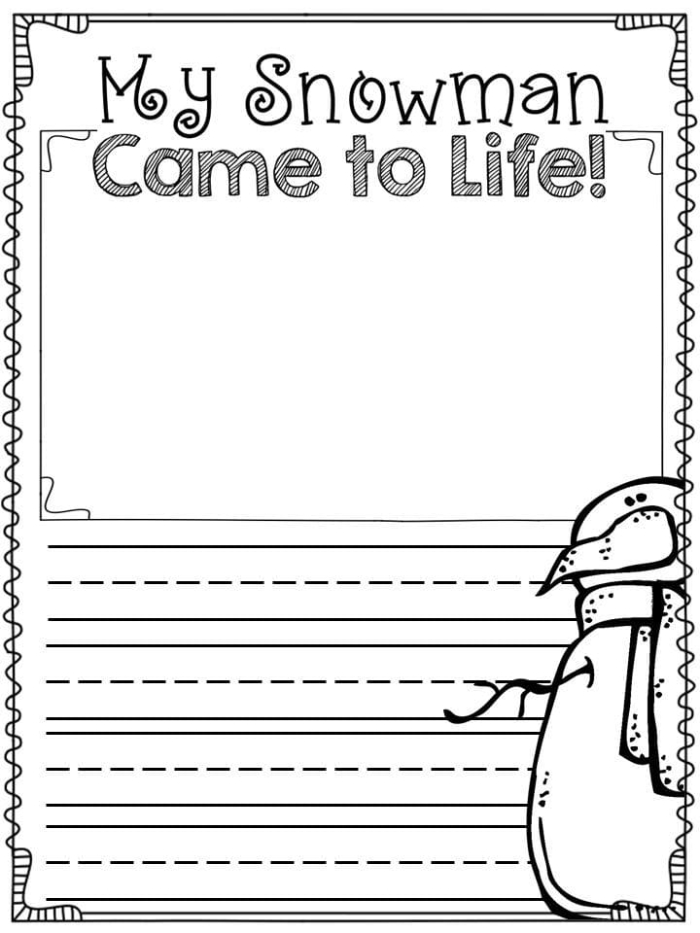Fifth grade worksheet featuring a dramatized retelling of Hans Christian Andersen's The Snowdrop