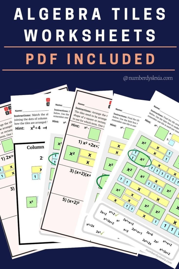 Worksheet for fifth graders on Rectangle Algebra to calculate total area