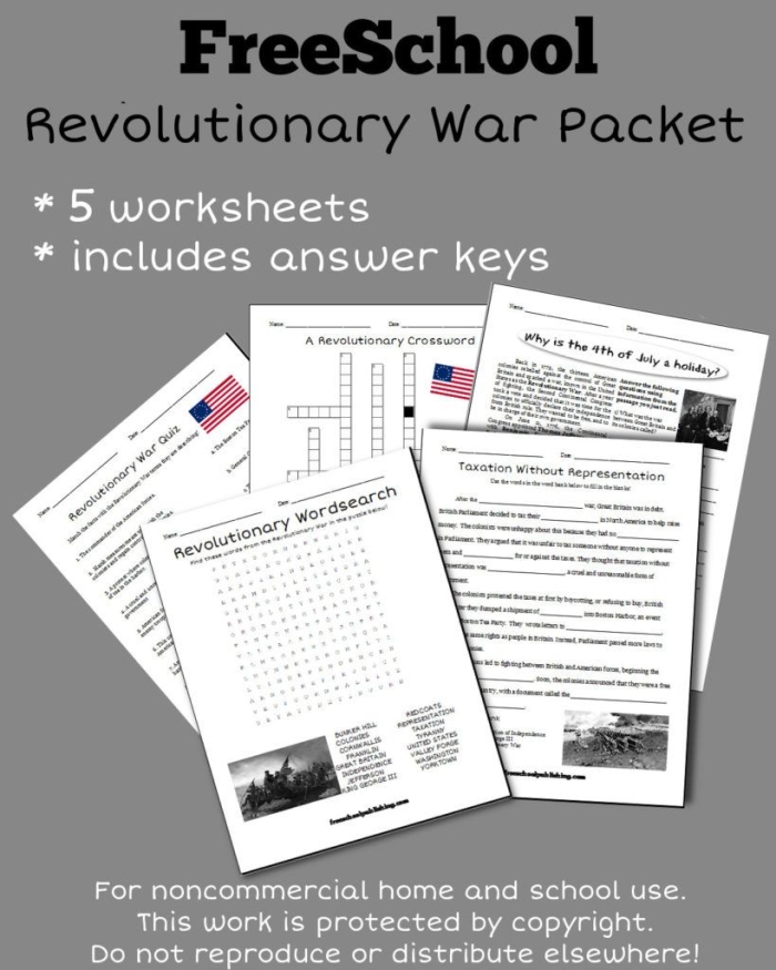 Fun and educational Revolutionary War trivia sheet for geography class Revolutionary War trivia worksheet for fifth graders featuring engaging questions