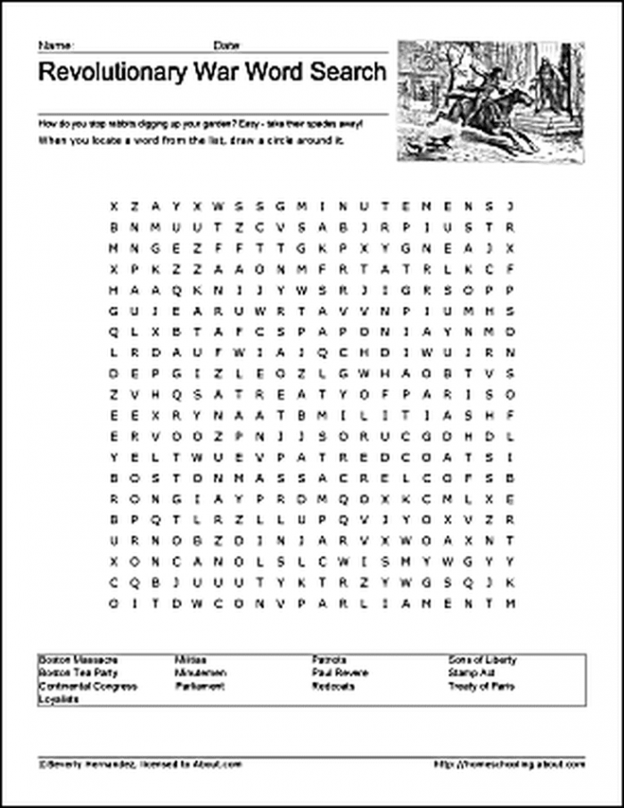 Exciting round of trivia questions about the Revolutionary War for students Revolutionary War trivia worksheet for fifth graders featuring engaging questions