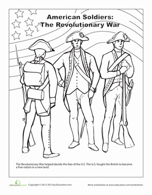 Exciting trivia challenge about the Revolutionary War for young learners Revolutionary War trivia worksheet featuring engaging questions for fifth graders
