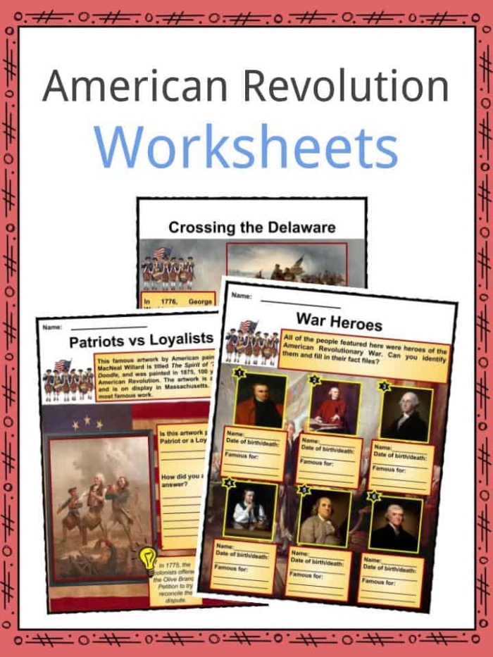 Fun and educational Revolutionary War trivia for young learners in geography class Revolutionary War trivia worksheet featuring engaging questions for fifth graders