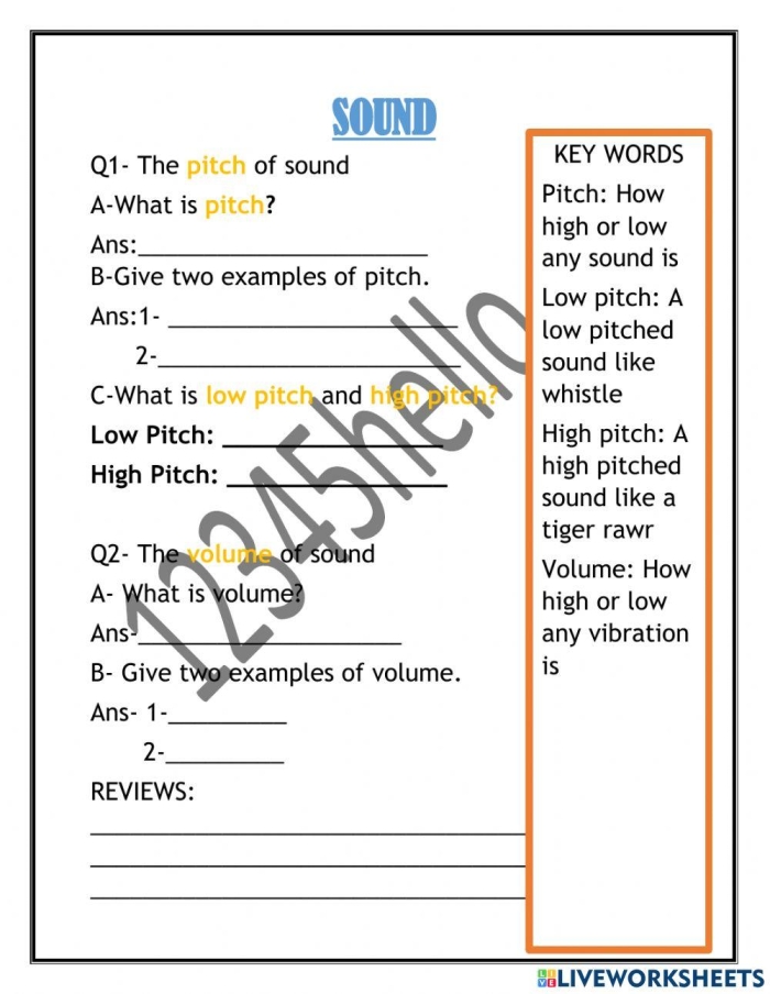 Exploring sound and vibrations in a geometry lesson for fifth graders, image 15 Fifth grade worksheet on sound vibrations explaining how movement creates sound particles
