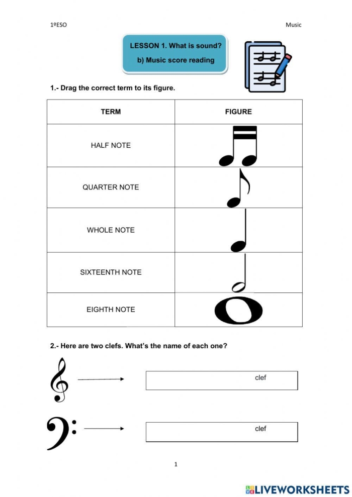Understanding sound vibrations in a What is Sound worksheet for fifth graders, image six Fifth grade worksheet explaining how vibrations produce sound waves in particles