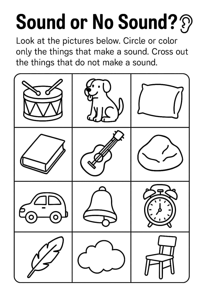 Understanding sound through particle movement worksheet for fifth graders, image 7 Fifth grade worksheet explaining how vibrations create sound in a geometry lesson