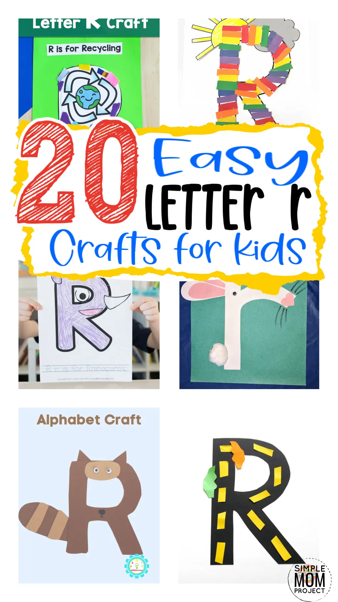 Lowercase letter r recognition activity for Pre-K learners Worksheet for finding lowercase r's featuring a rabbit