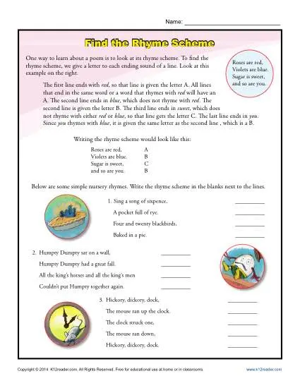 Writing worksheet for First Grade First grade students engaging with the Find That Rhyme worksheet to match rhyming words. Educational worksheet helping kids enhance their phonics skills through fun activities.