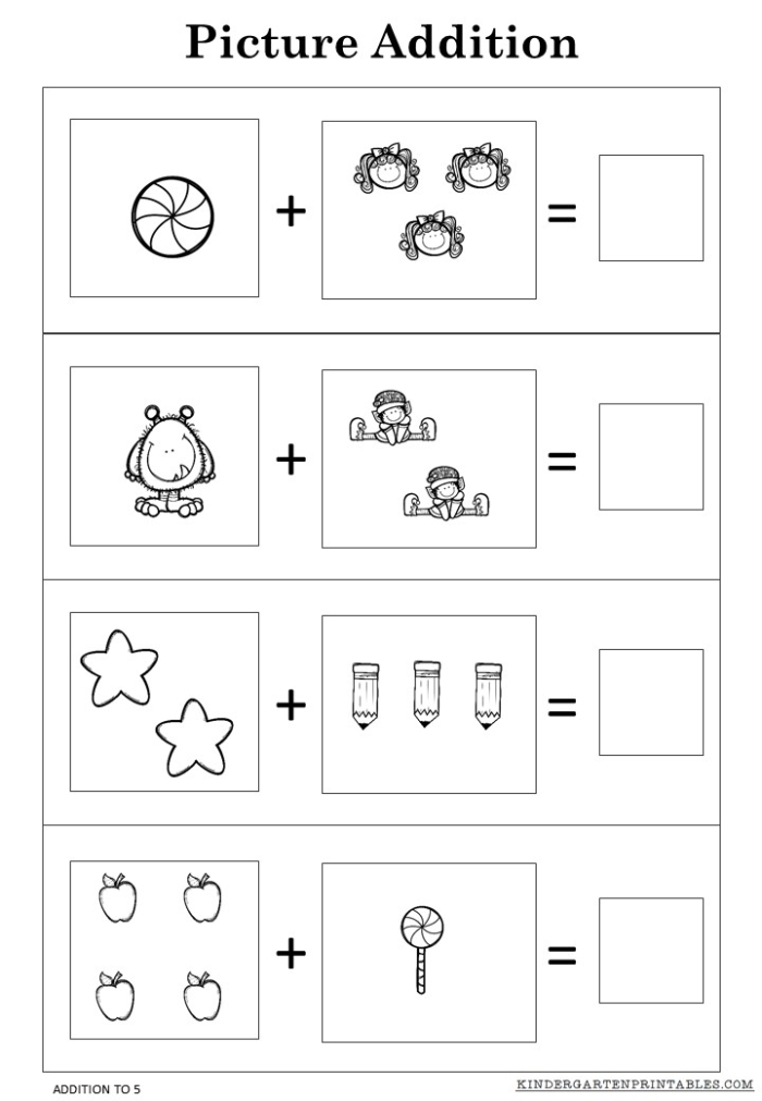 First Grade student practicing addition by adding five in a colorful worksheet