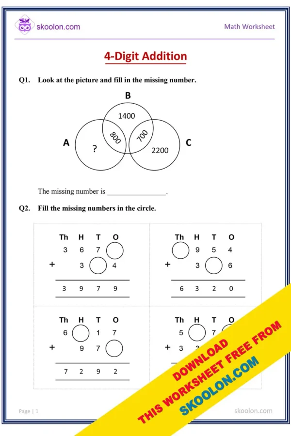 Adding Four Practice Problems for Beginning Math Learners Grade 1 First grade math worksheet showing addition problems with the number 4 added to single digit numbers up to 10