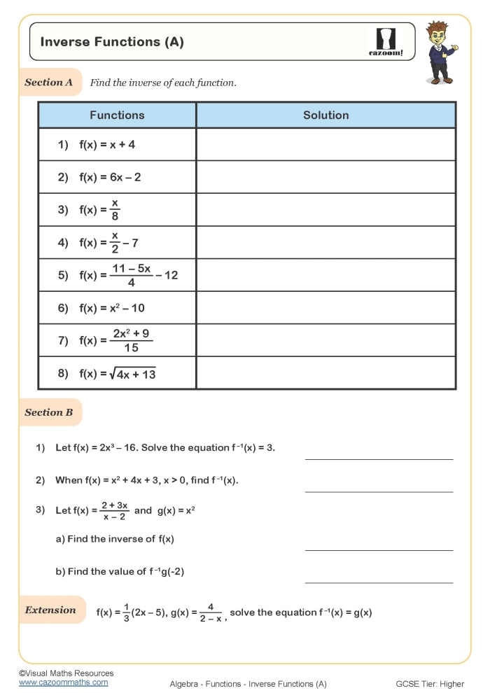 Additive inverse practice sheet for young learners working on basic addition skills First grade worksheet focusing on additive inverse by solving addition problems