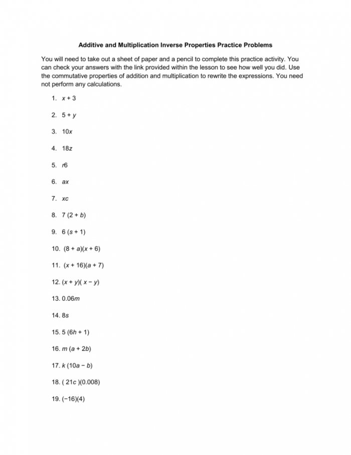 Additive Inverse Practice worksheet for young learners on basic addition skills, image 12 First Grade worksheet showing addition problems focused on additive inverse practice