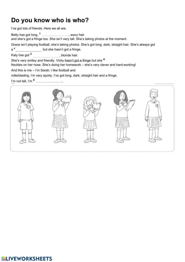 Exploring adjectives with the What Does It Look Like? worksheet for young learners, image 15 First Grade worksheet focusing on describing words and adjectives from the What Does It Look Like? series