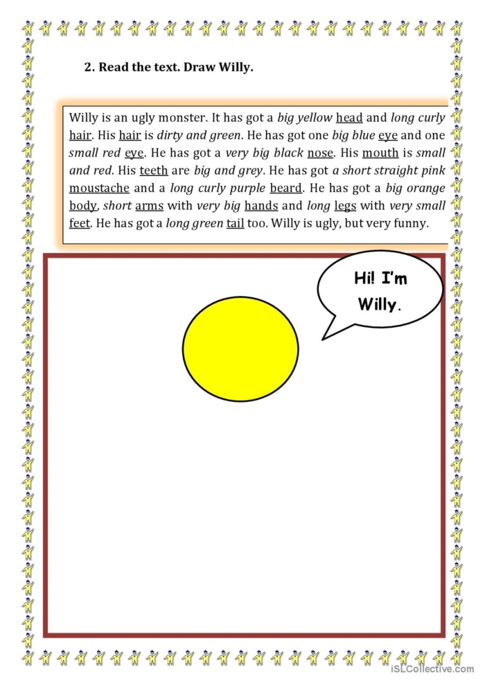Exploring descriptive words with the sixth worksheet in the Engineering and Science Inquiry series First Grade worksheet focusing on identifying adjectives in the What Does It Look Like? activity