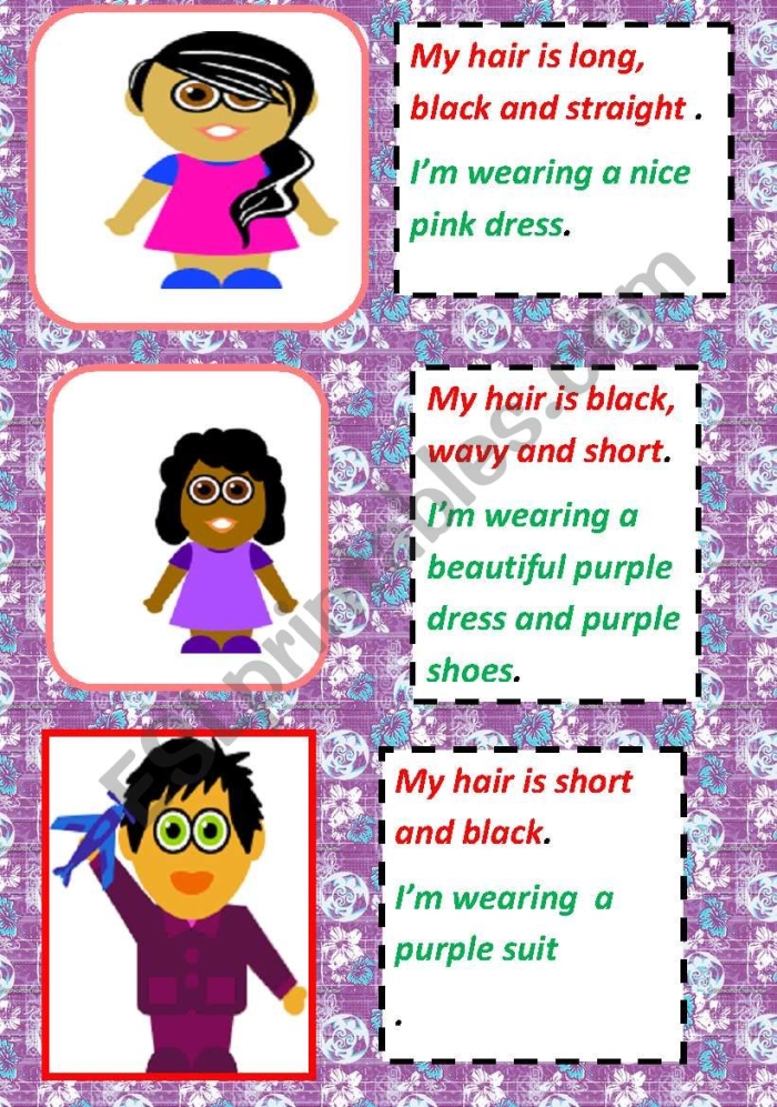Describing words practice page from the What Does It Look Like? worksheet, Engineering and Science Inquiry level 23 First Grade worksheet focusing on adjectives in the What Does It Look Like? series, image 23