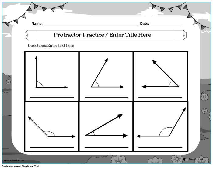 Engaging Let's See Those Angles! exercise to help first graders identify and sort angles in shapes First Grade worksheet titled Let's See Those Angles! featuring colorful shapes for angle counting practice