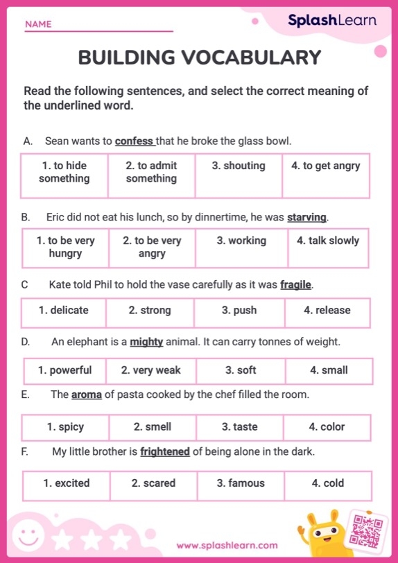 First Grade vocabulary worksheet focusing on matching antonyms to enhance language skills