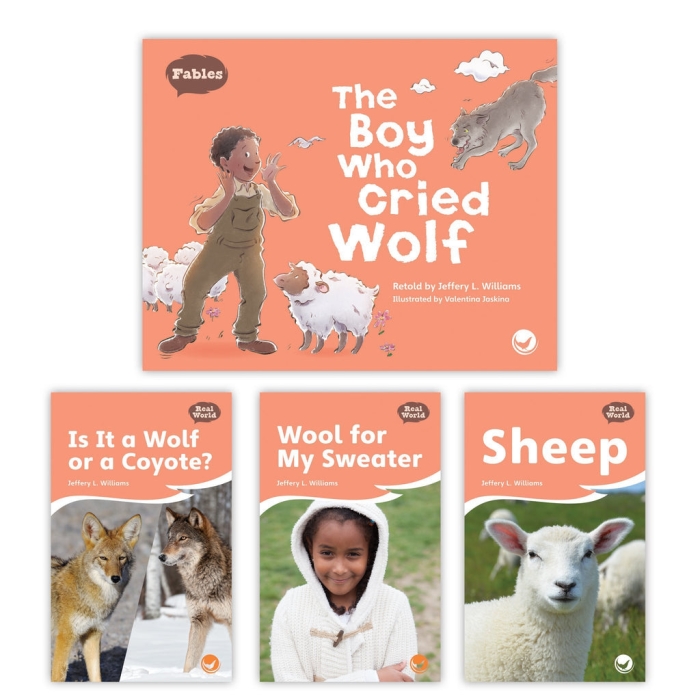 Image showing the activity of ordering the fable The Boy Who Cried Wolf Worksheet for The Boy Who Cried Wolf story for first graders focusing on numbers and counting
