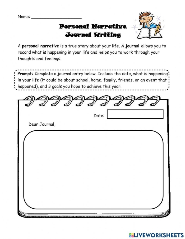 First grade writing journal page designed to inspire creativity in young writers Blank writing journal worksheet for first graders to encourage self-expression