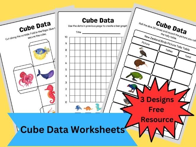 First grade worksheet for practicing data interpretation and organization skills