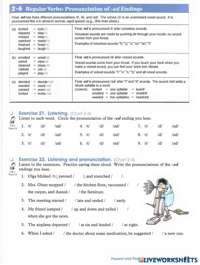 Engaging activity for kids to read and write sentences using -ed words Worksheet for first graders focusing on words that end in "-ed" with handwriting practice