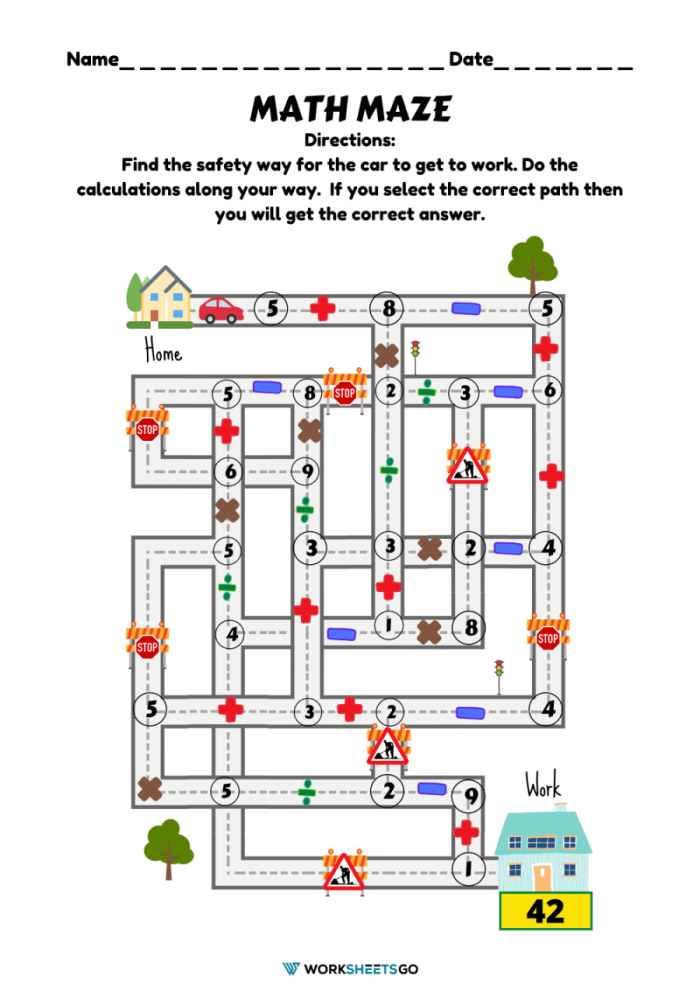 Time and Money worksheet for First Grade First grade Math Maze worksheet focused on time and money concepts for kids. Engaging addition activity designed to keep young learners motivated.