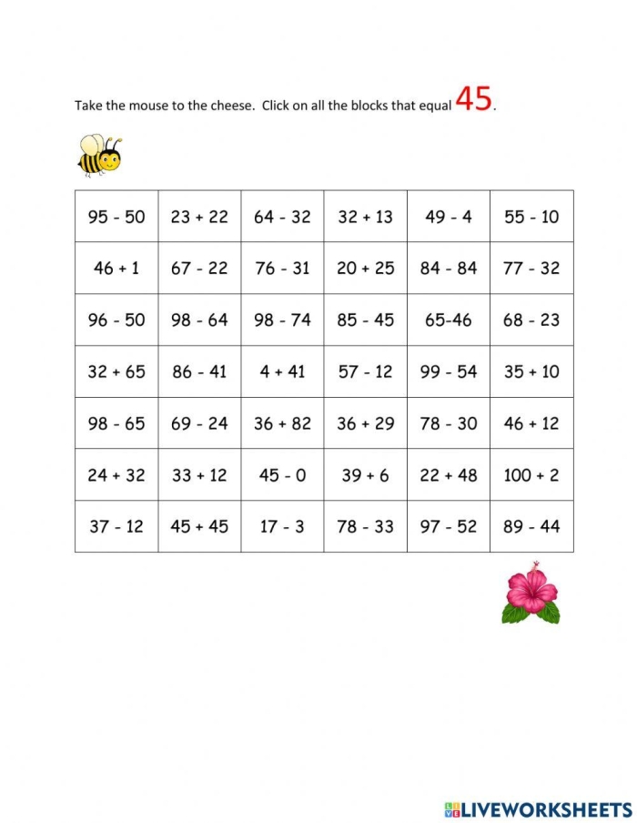 Engaging activity that encourages kids to practice addition while navigating a maze Math Maze worksheet for first graders focused on time and money concepts
