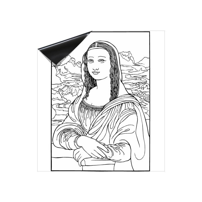 First Grade Mona Lisa Coloring Page worksheet with a fun grammar theme