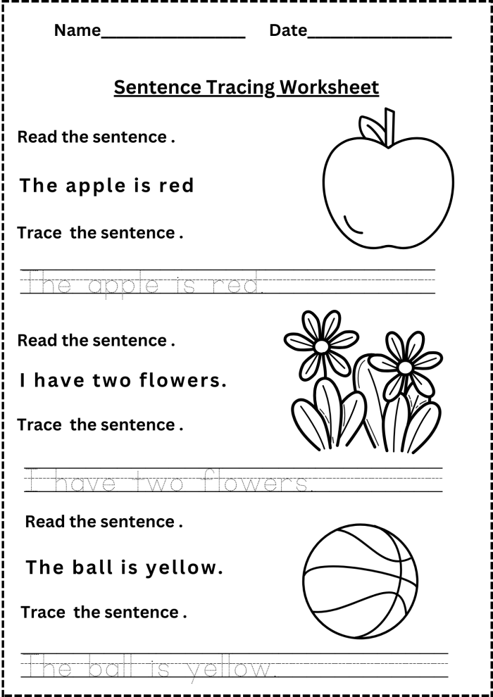 Colorful worksheet for first graders focusing on sentence writing about music. Creative writing activity encouraging students to express their thoughts on music.