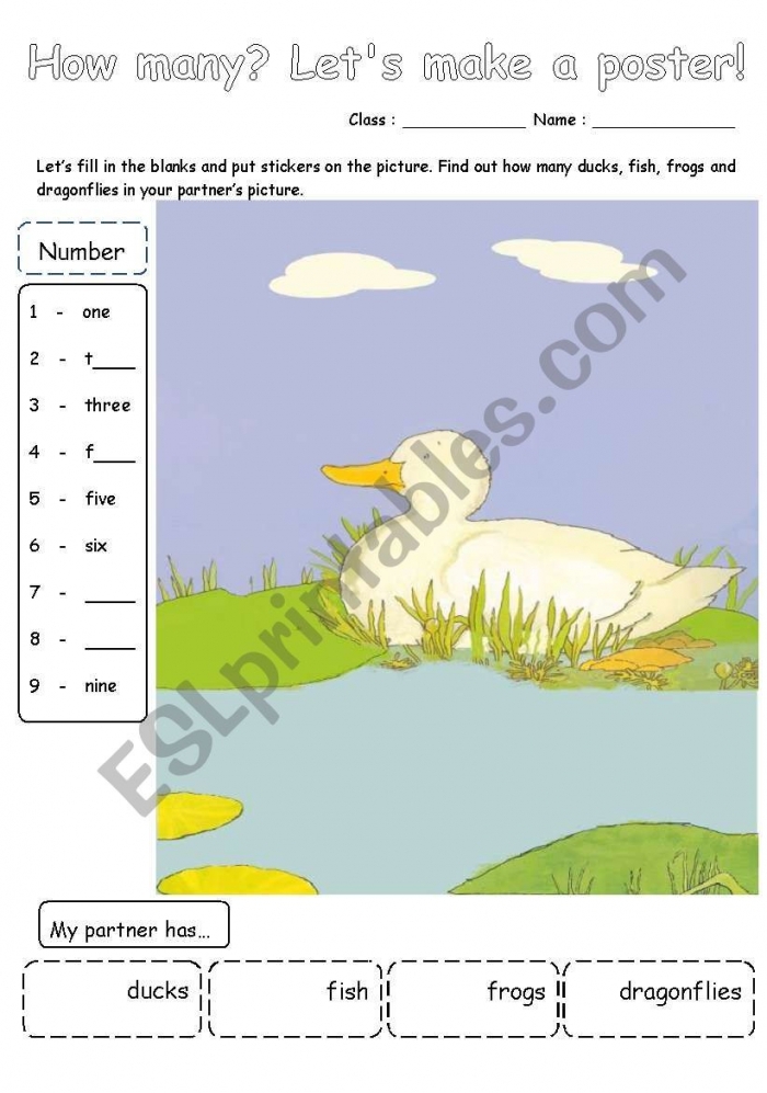Pop-Up Neighborhoods Park Playground 2 worksheet for first graders with swings, slide, and animal trees