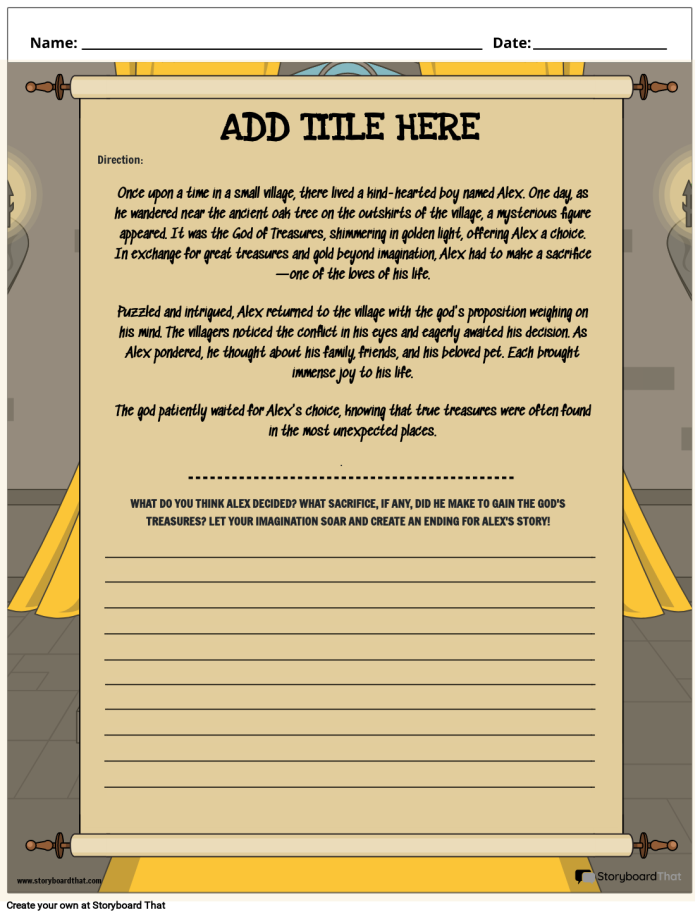 How Does it End? worksheet for first grade geometry activities Worksheet for first graders to enhance reading comprehension by predicting story endings